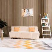 AFD Zebra Wood Extra Wide Acoustic Slat Panel