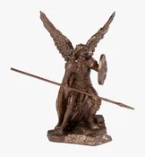 Bronze St. Raphael Statue — Old Mission Santa Barbara