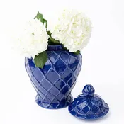 8 Oak Lane XLarge Textured Ginger Jar - Navy