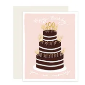 100 Cake Card