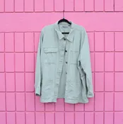 #113 2X Ridgecut Toughwear Mint Green Pastel Jacket Button Up Outdoor Top