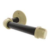 Collection European Style Toilet Tissue Holder Boulder Black and Gold Edition P-100-ETP