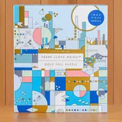 1,000 Piece Jigsaw Puzzle, "City by the Sea" by Frank Lloyd Wright