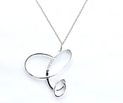 CALLIGRAPHIC 'C' INITIAL PENDANT — VIVAAN