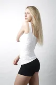 Crinkle Lycra Wide Strap Tank