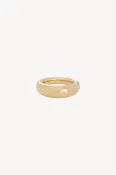 18k Yellow Gold 7mm Dome Ring