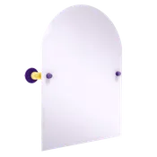 Collegiate Collection Frameless Arched Top Wall Mounted Tilt Mirror Bayou Bold Edition
