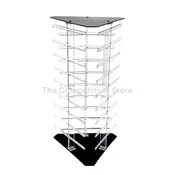 19.5" Rotating Acrylic Earring Display – Holds 108 Cards