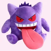 3RD Round Pokemon Tongue Out Gengar 9 Inch Plush Figure
