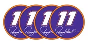 #11 Denny Hamlin - 4pc PVC Coaster Set