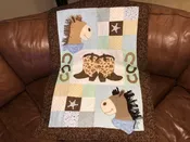 Cowboy Themed Baby Quilt Pattern PDF Pony Up
