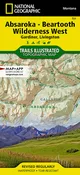 Absaroka - Beartooth Wilderness West Trails Illustrated Map #721