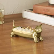 Ali Cat Gold Ring Holder