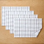 Alerie Yarn-Dyed Plaid Placemats, Set of 4
