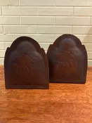 Arts &amp;amp; Crafts Acid Etched Bookends