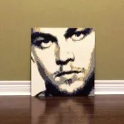 Lego Mosaic "Leonardo DiCaprio" by Jack Ferdman w/COA