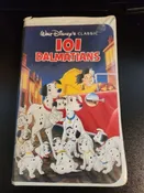 101 Dalmations (1961) - VG VHS 1992 Walt Disney Tape
