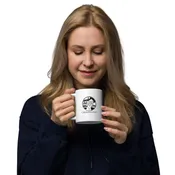 Carolina Coops White glossy mug