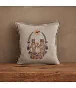 Coral &amp; Tusk Pillow Cover + Insert - Cat and Dog Friends Garland