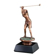 16" Female Driver Sculpture
