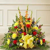 Thoughts and Prayers Fireside Basket - Bright   91381
