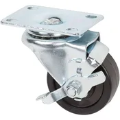 5030 Series 3 Hard Rubber Wheel Top Lock Brake Caster (Black)