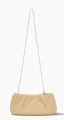 Woven Straw Shoulder Bag with Chain Strap in Natural Brown - $50 New With Tags - From Erin