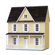 1/2 Inch Scale Farmhouse Dollhouse Kit