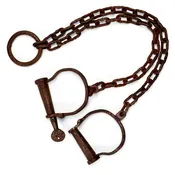 Adjustable Leg Cuffs With Chain