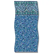 10' x 15' Oval Portofino Unibead Above Ground Pool Liner 25 Gauge