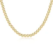 15" Choker Classic Gold 5mm Bead
