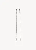 Bandoulière chaine Agneau Noir Silver