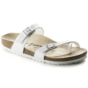 Birkenstock Womens Mayari Slide Sandal, White, 38 M EU