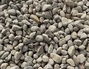 1 ½” Stone, Natural Round Brown Stone