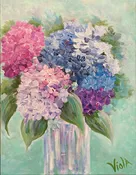 Art Print of the Month Snail Mail, Petals in the Mail Print Club — Debbie Viola Fine Art