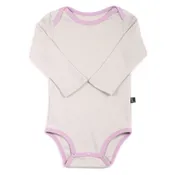 axl organic cotton rose bodysuit, new born to 3 month