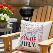 4th of July Subway Art Craft Stencil