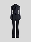 CADY JACQUARD JUMPSUIT