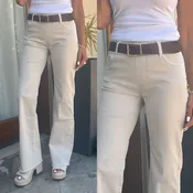 Bevy Flog - Amanda Pant in Bone