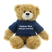Beige Brandon Bear in Custom Tee 11"