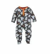 CANDY CORN & GHOST GLOW SLEEPER SET BY MUD PIE