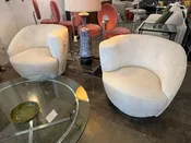 Left or Right Corkscrew Chair — At Hom