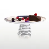 Aquos Cake Pedestal Blue