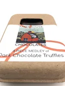 4 Piece Dark Chocolate Truffle Medley