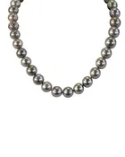 Dark Silver Tahitian Pearl Necklace
