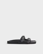 Rue Leather Slides