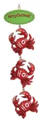 3 Crabs HO HO HO – Christmas Ornament by Cape Shore