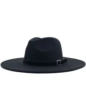 Black Wide Brim Hat