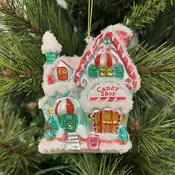 Candy Shop Frosted Christmas Ornament