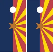 Arizona State Flag Cornhole Wraps